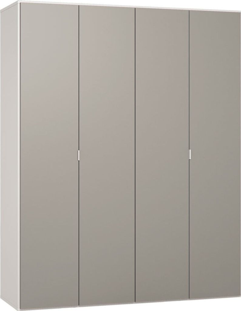 Drehtürenschrank / Kleiderschrank Bellaco 40, Farbe: Weiß / Produktbild 