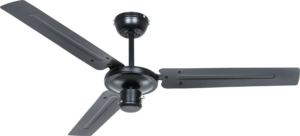 Ventilatore da soffitto con catena Tristar-Z Nero 122 cm