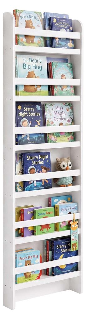 Relaxdays Bücherregal, 6 Fächer, Bücher, Spielzeug, HxBxT: Produktbild 