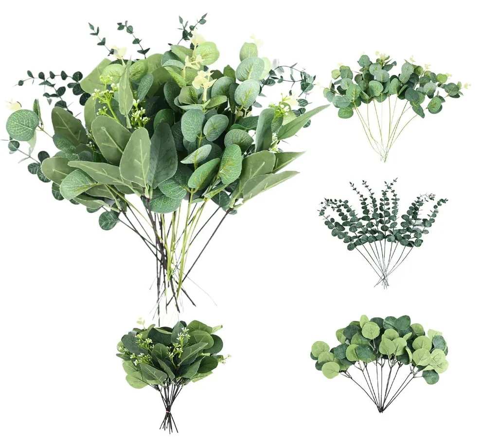 Eucalyptus Artificiel 35 Pcs : Déco Végétale sans Entretien ni Arrosage