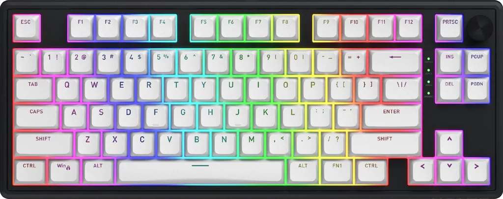 Clavier Gaming Réactif HATOR Skyfall 80 MAG 8K RGB - QWERTY TKL