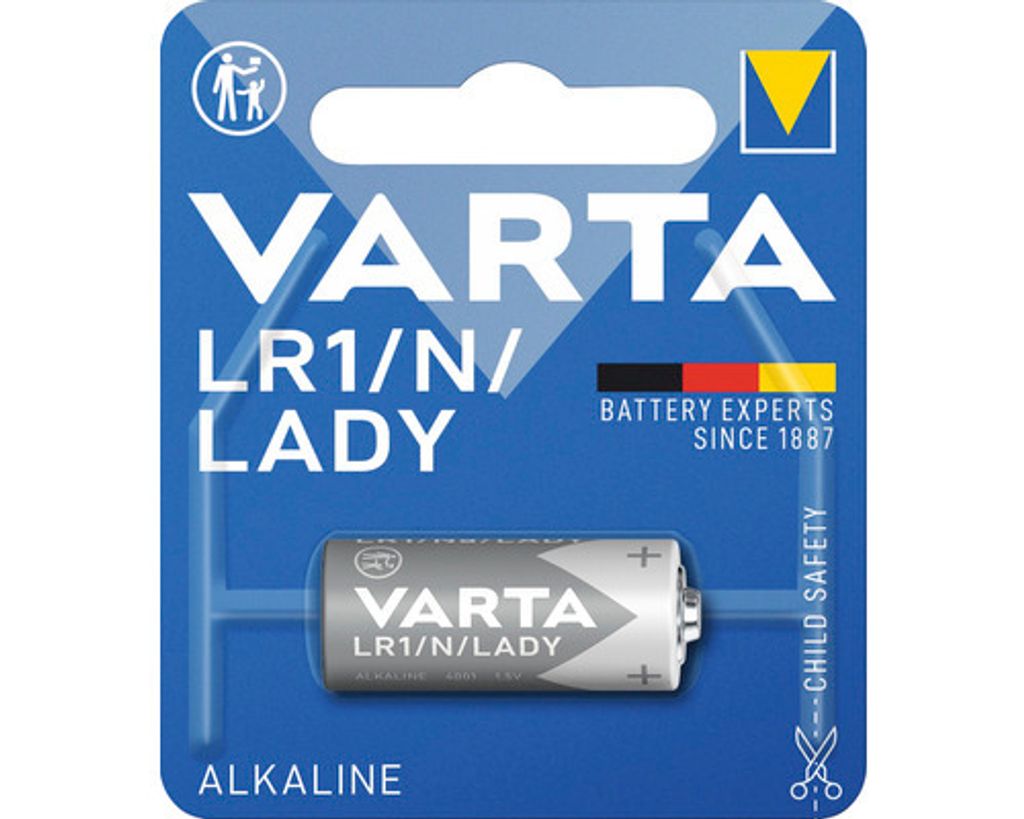 Varta LR1 High Energy Alkaline Batterie Produktbild 
