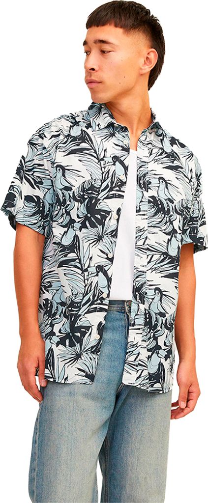 Jack & Jones Joshua Aruba Aop Kurzarmhemd Mehrfarbig 2XL Mann Mehrfarbig 2XL