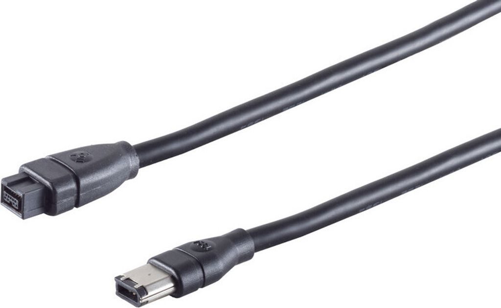 FireWire-Kabel IEEE 1394B 9pol St/1394A 6pol St 1m