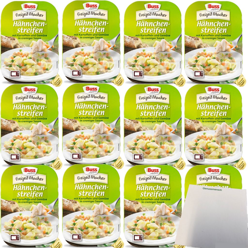 Buss Hähnchenstreifen in cremiger Sauce mit Kartoffeln und Produktbild 