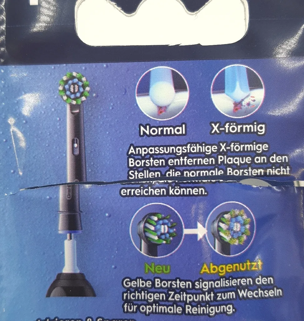 6 Brossettes noires Oral-B ProCrossAction - Hygiène maximale CleanMaximizer - 12
