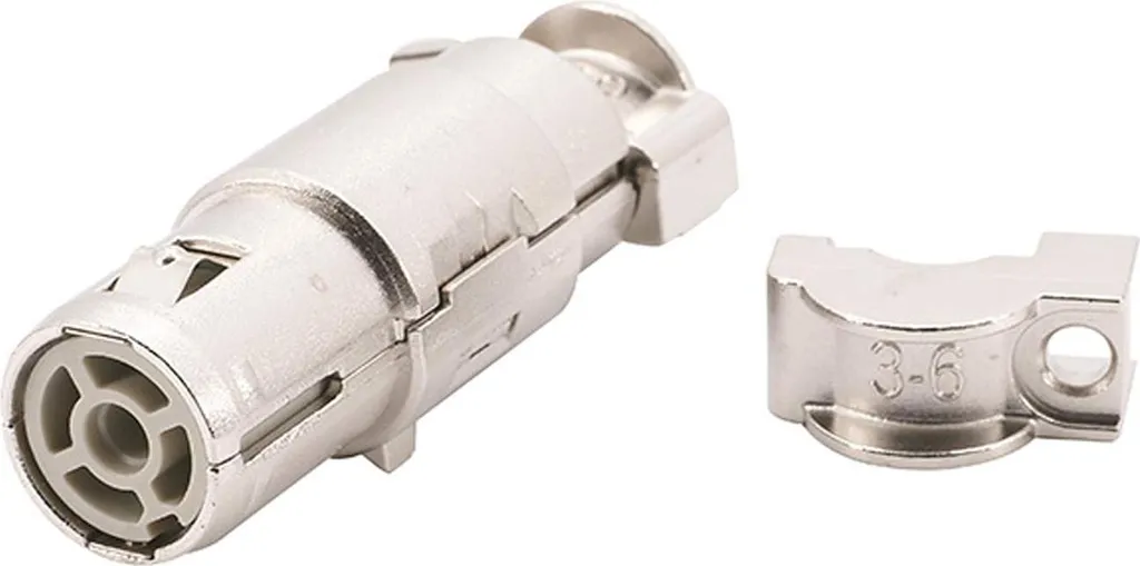 Connecteur HARTING Coaxial 75 ohms à Sertir avec Blindage 50V 10A