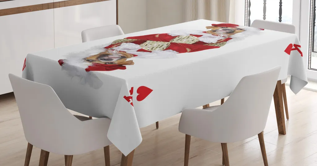 Tovaglia da Gioco Poker con Cani ABAKUHAUS - Tessuto Idrorepellente - 1