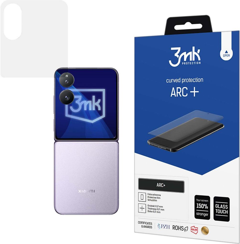 Film de protection 3mk ARC+ pour Xiaomi Mix Flip (avant) Image du produit 