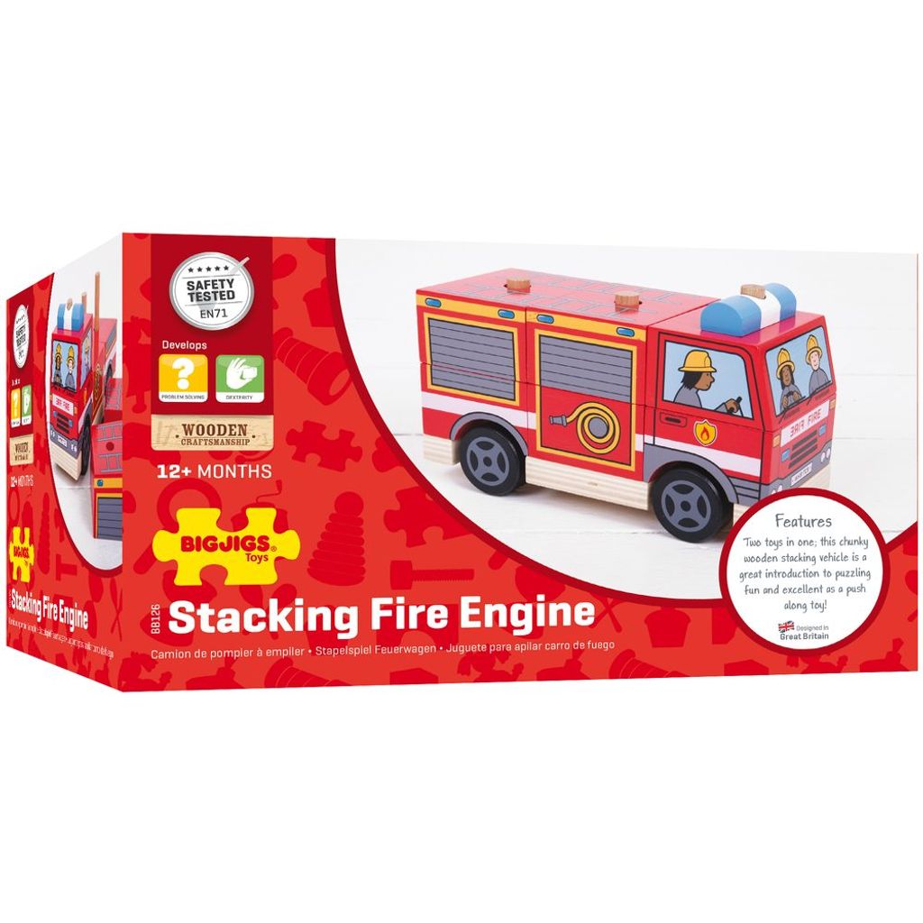 Bigjigs Stacking Feuerwehrauto