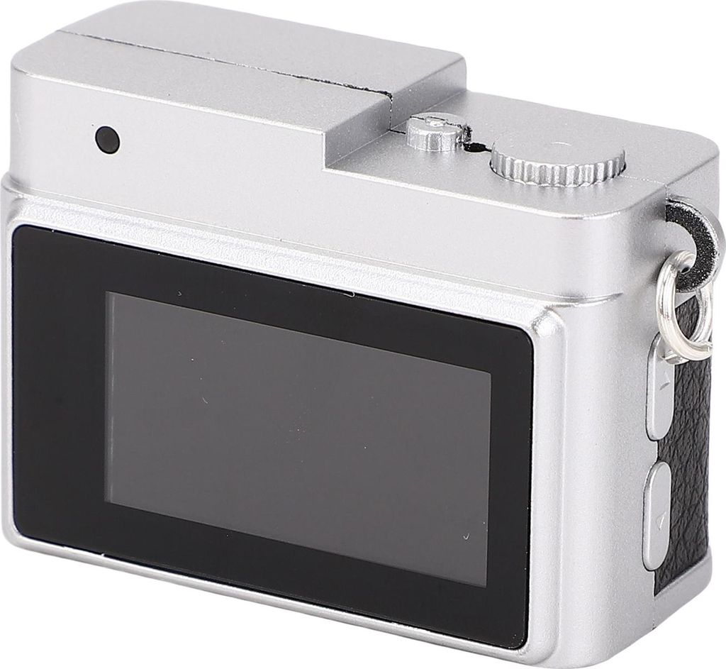 Digitalkamera 1080p 20 MP 0,96 Zoll Bildschirm kleiner Schlüsselbund Video -Camcorder zum Aufnehmen von Fotos mit dem Radfahren Bergklettern Schwarz