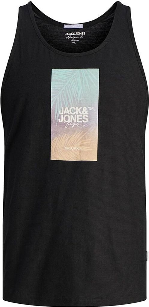 Jack & Jones Aruba Sunset ärmelloses T-shirt Schwarz 3XL Mann Schwarz 3XL