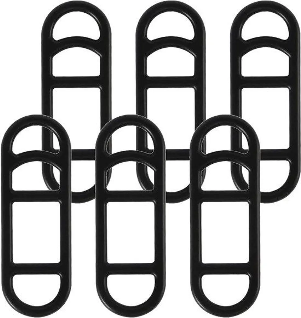 Bande silicone lampe vélo - Fixez vos feux sans outils - Lot de 6