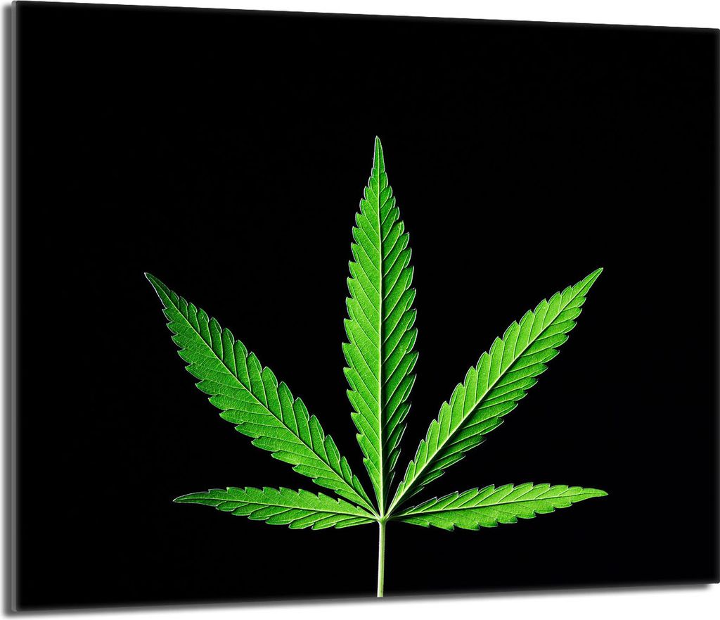 Glasschutzplatte für den Herd 60x52 Leaf