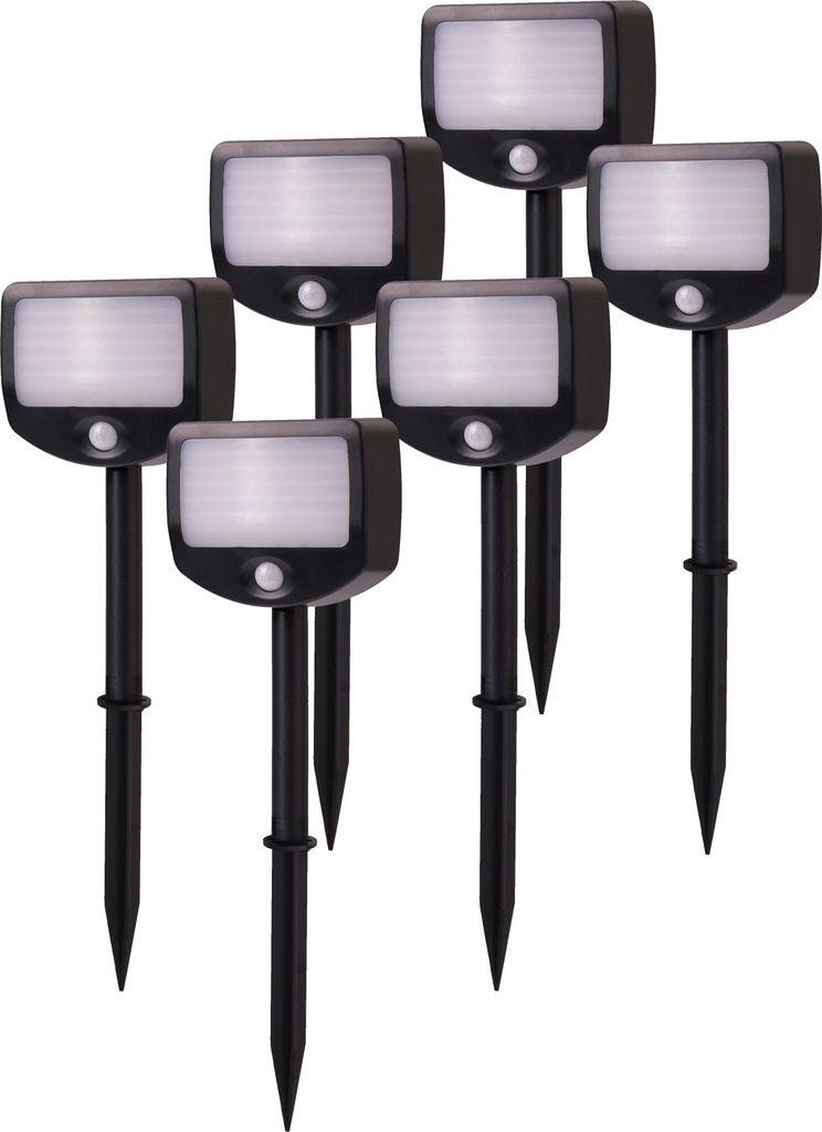 LED Batterie Strahler Fluter Sicherheitsleuchte 6er Set mit Produktbild 