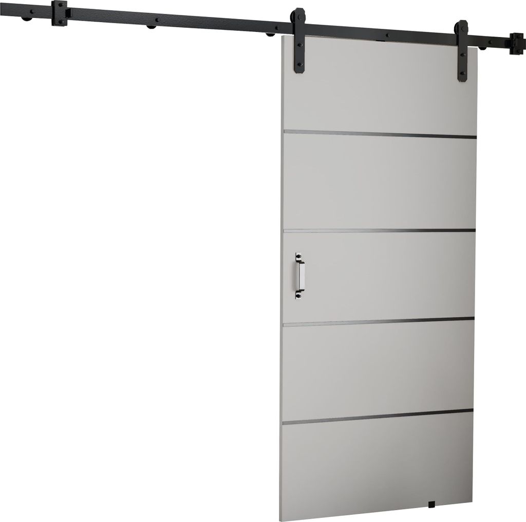 KIER FURNITURE Schiebetüren LORNI 80 - Universal - Weiß 86x205x1,6 cm