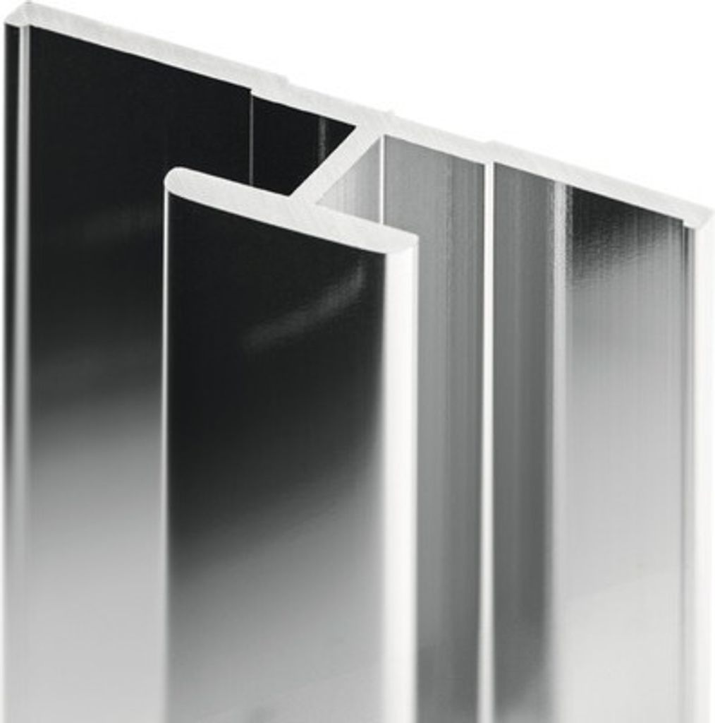 Decodesign Flächenverbinder Schulte 2100 mm Chromoptik
