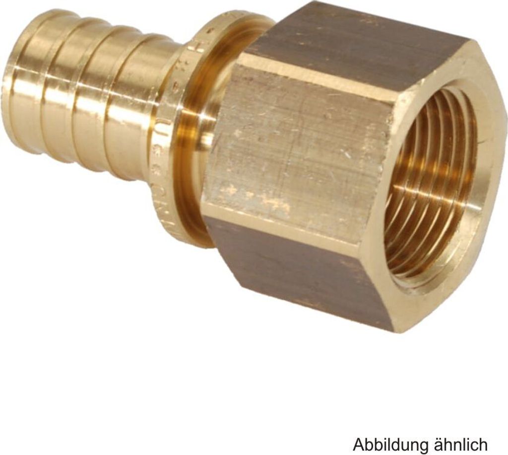 Rehau Rautitan RX Übergang mit IG, 25 mm x Rp 1/2'', Rotguss