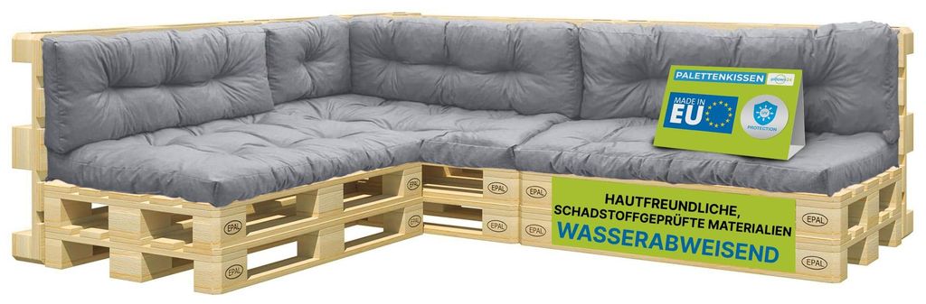 Pillows24 - Palettenkissen wasser- und UV-beständig - 8ER Produktbild 