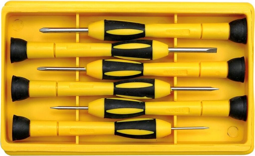 Magnetisch Feinmechaniker Torx Präzisions Schraubendreher Satz 6 Tlg in Kunststoffbox