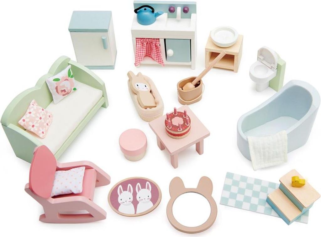 Súprava nábytku pre bábiky Tender Leaf Toys (vidiecky štýl, Obrázok produktu 