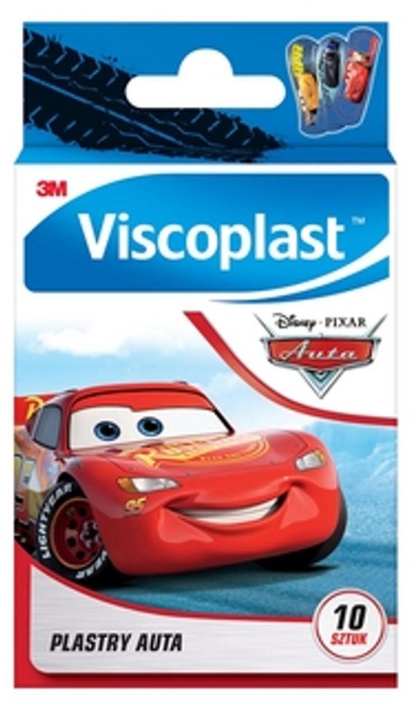 Viscoplast Auta hypoalergénne náplasti pre deti, 10 kusov Obrázok produktu 
