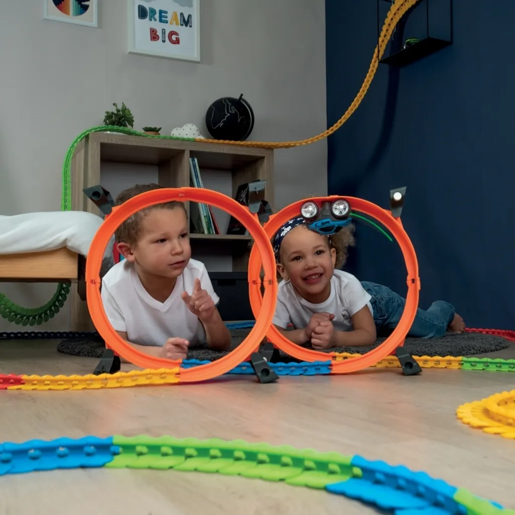 Smoby FleXtreme Superlooping Set Multicolore de 23 Pièces de Construction - 14