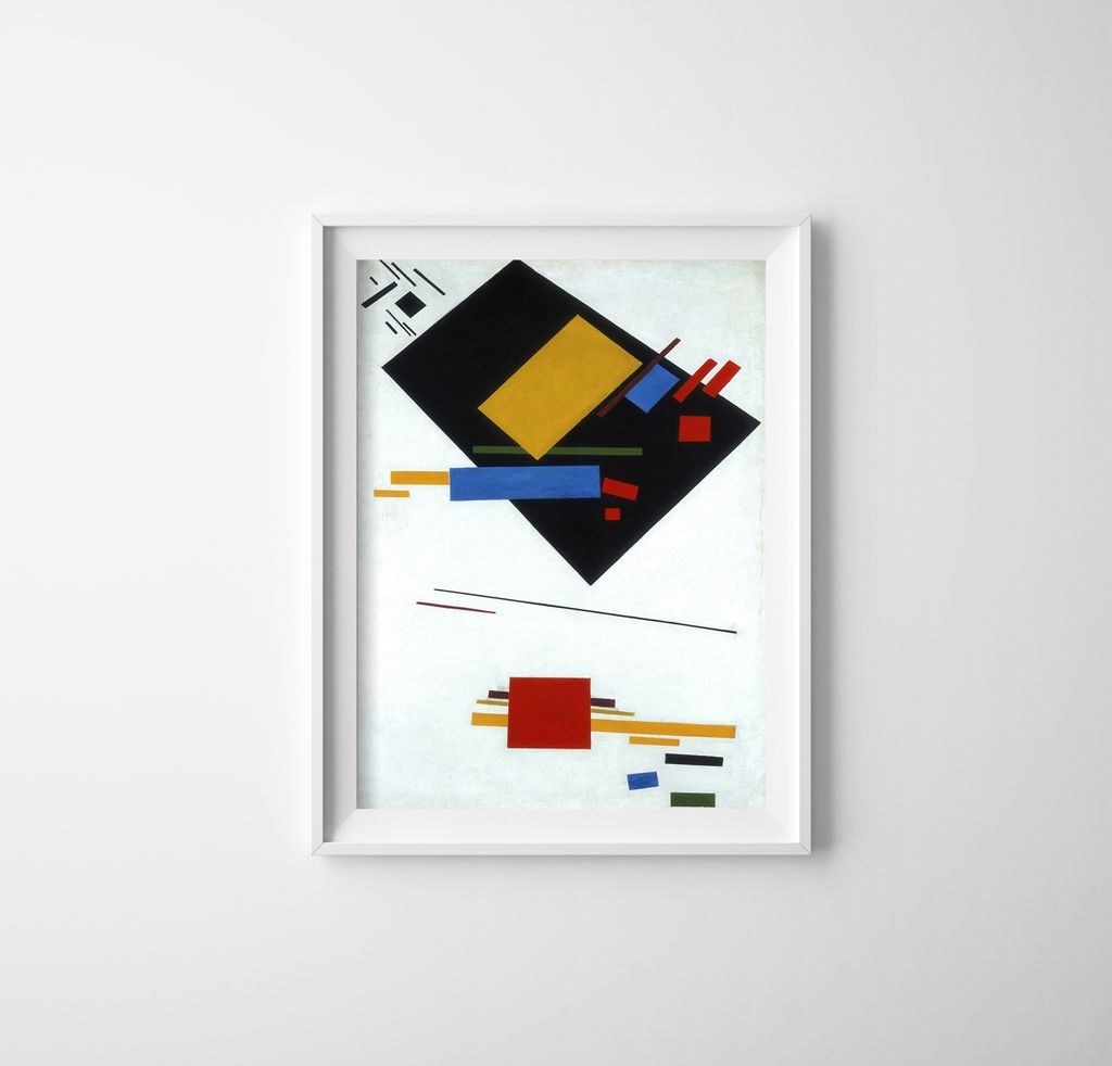 Poster - Canvas - Leinwand - 29,7 cm x 42 cm - Suprematismus