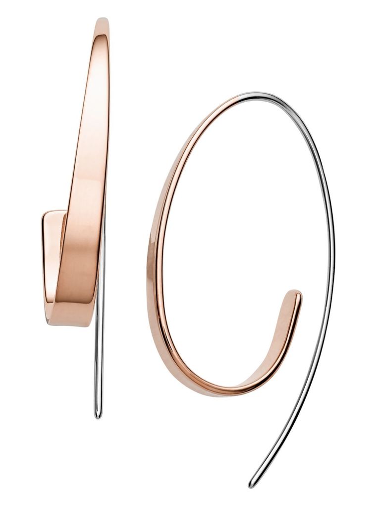 Skagen SKJ1213998 Damen Ohrringe KARIANA Edelstahl Bicolor Rose