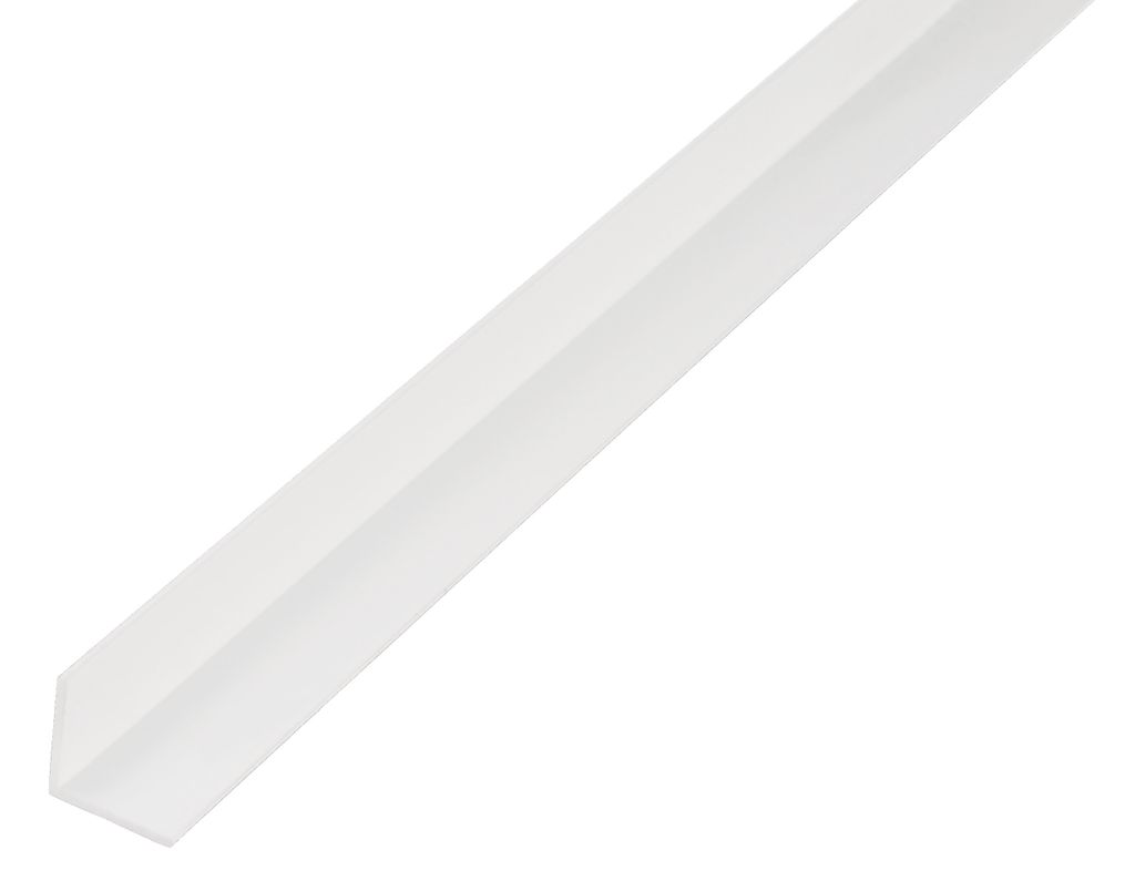 Alberts 477028 Cornière, plastique, blanc, 2000 x 100 x 100 Image du produit 