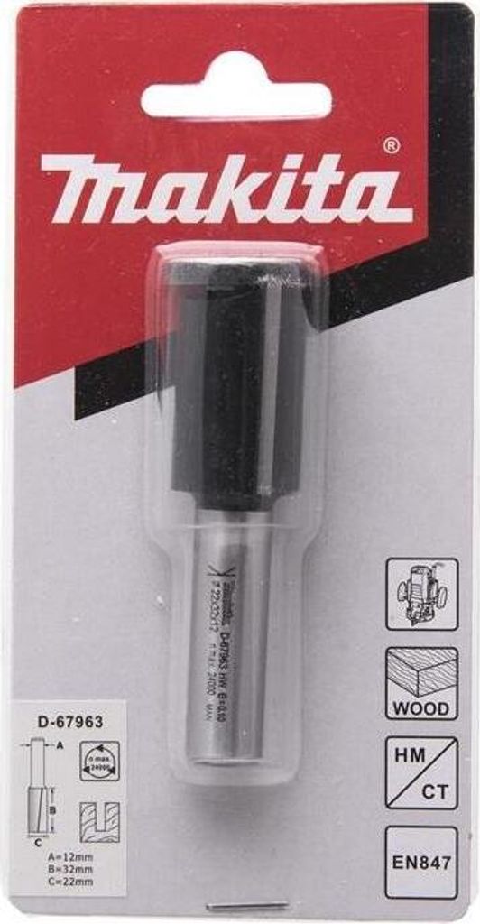 Makita Nutfräser zweischneidig 22 mm - D-47678