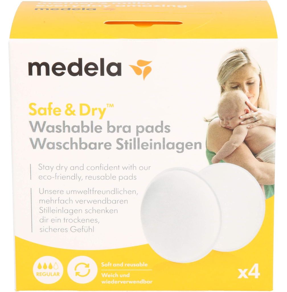 Medela Waschbare Stilleinlagen, 4 Stück Produktbild 