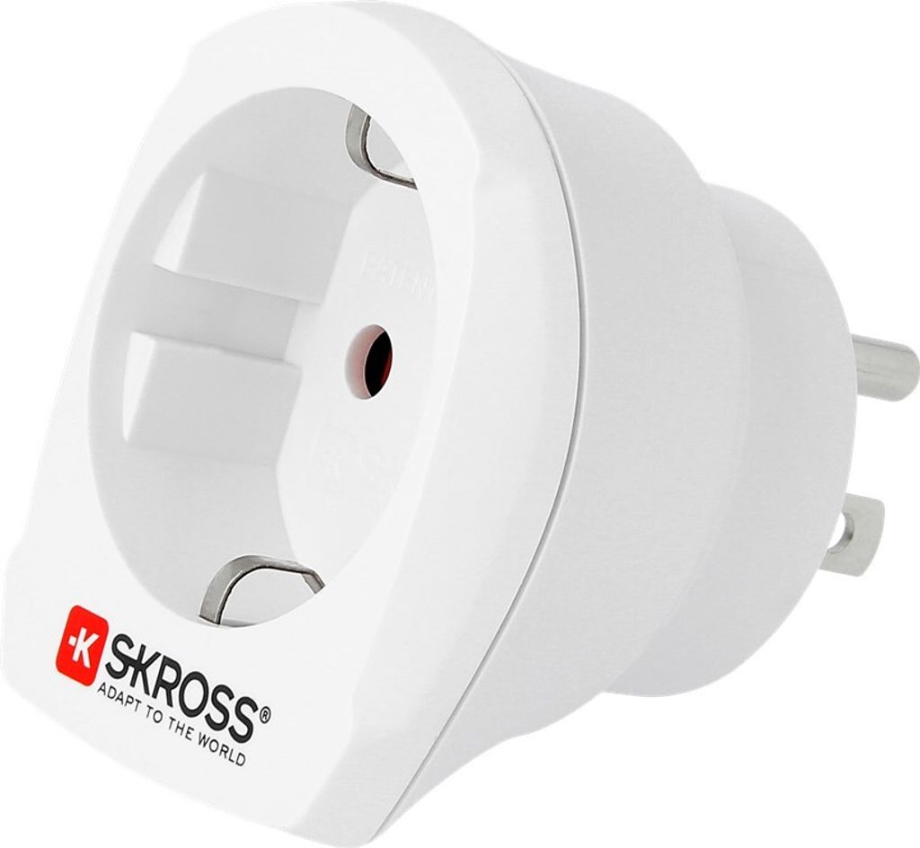 Skross Skr1500203E Reiseadapter Europa-Naar-Usa Geaard
