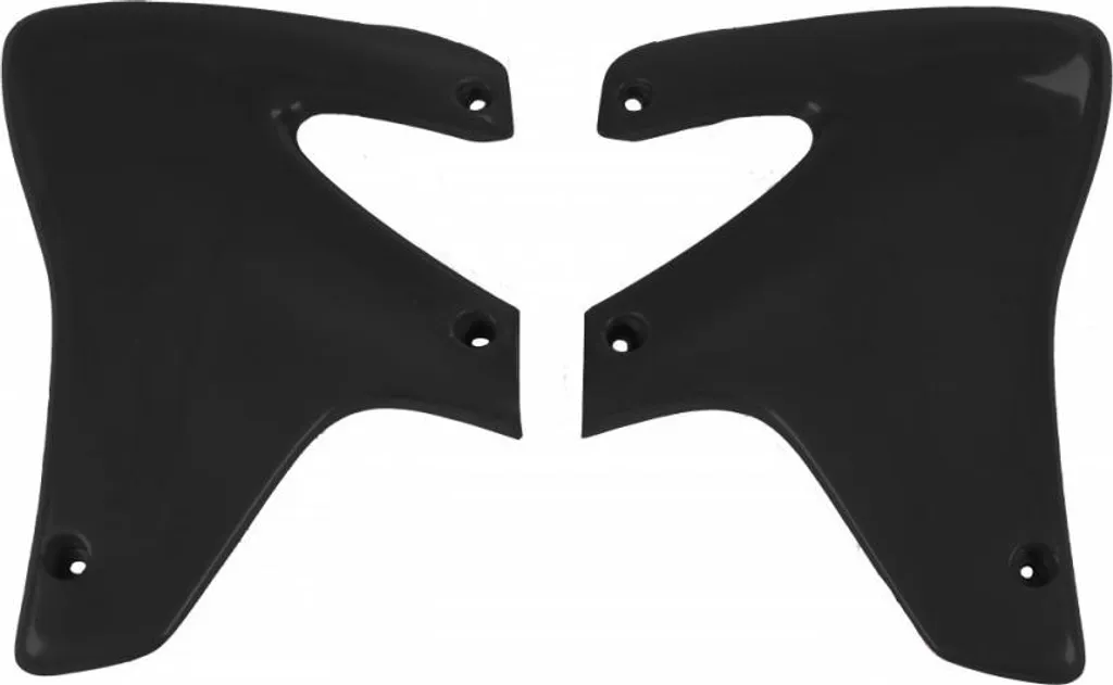Cache-radiateur Résistant UFO PLAST Noir Honda XR 650 R en 2 Parties