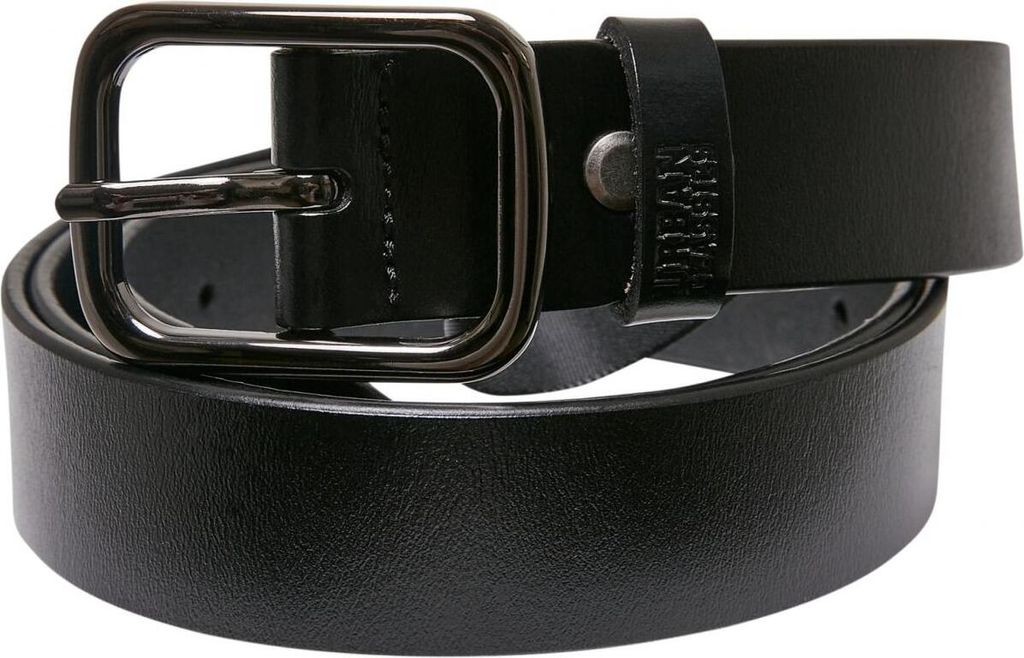Urban Classics TB5824 | Synthetic Leather Thorn Buckle Business Belt S/M bis L/XL - Farbe: Black - Größe: S/M