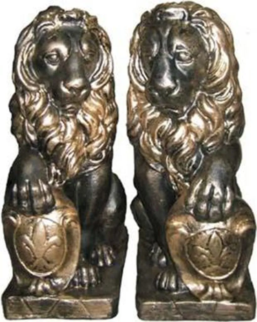 Statue Lion de 60cm en Résine Haute Qualité - Finition Artisanale N21