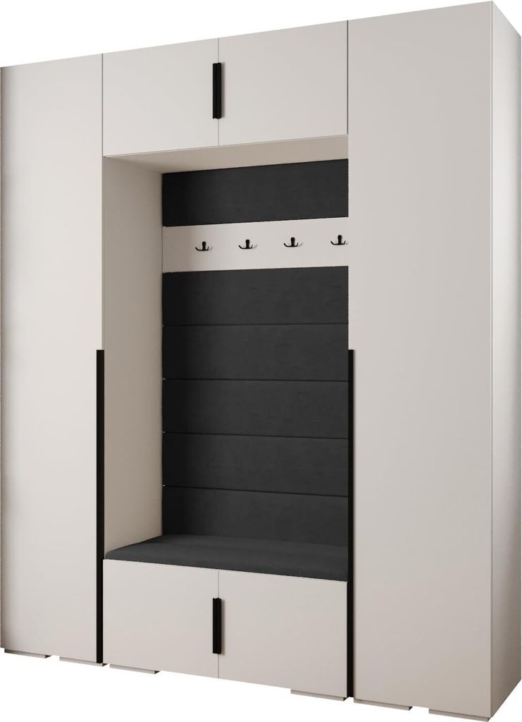 MEBLE KRYSPOL Inova 1 Möbelset Garderobe, 236,7x200x47cm - Produktbild 