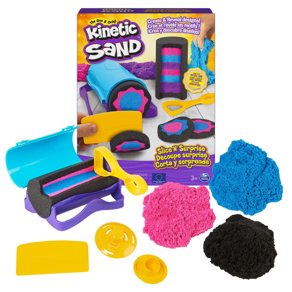Kinetic Sand - Slice N''Surprise Set, Spielsand Produktbild 