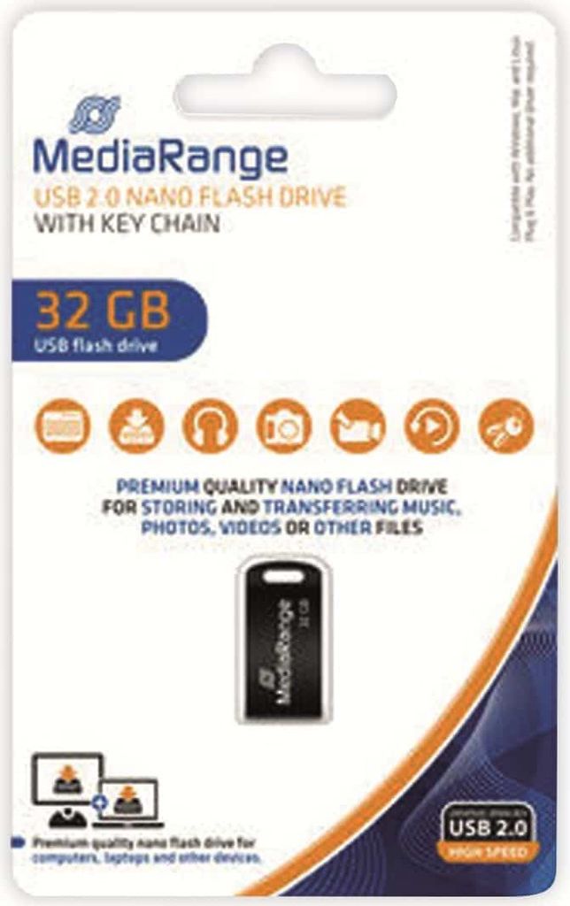 MediaRange USB-Stick 32GB USB 2.0 Nano