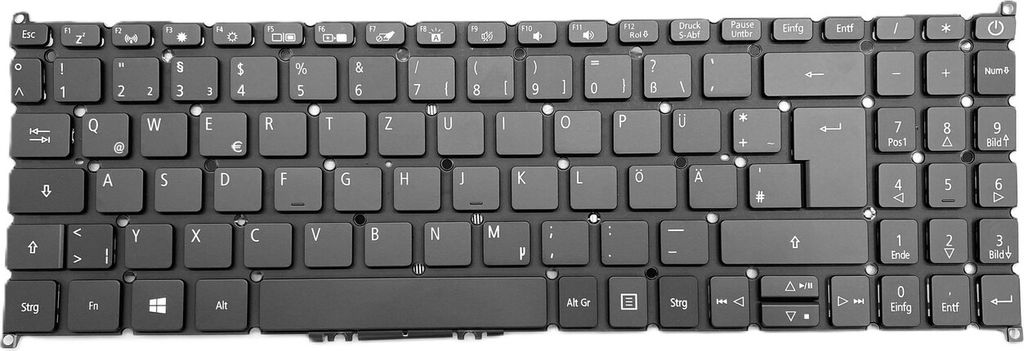 DEUTSCHE - Tastatur Keyboard Beleuchtung kompatibel für Acer Swift 3 SF315-41