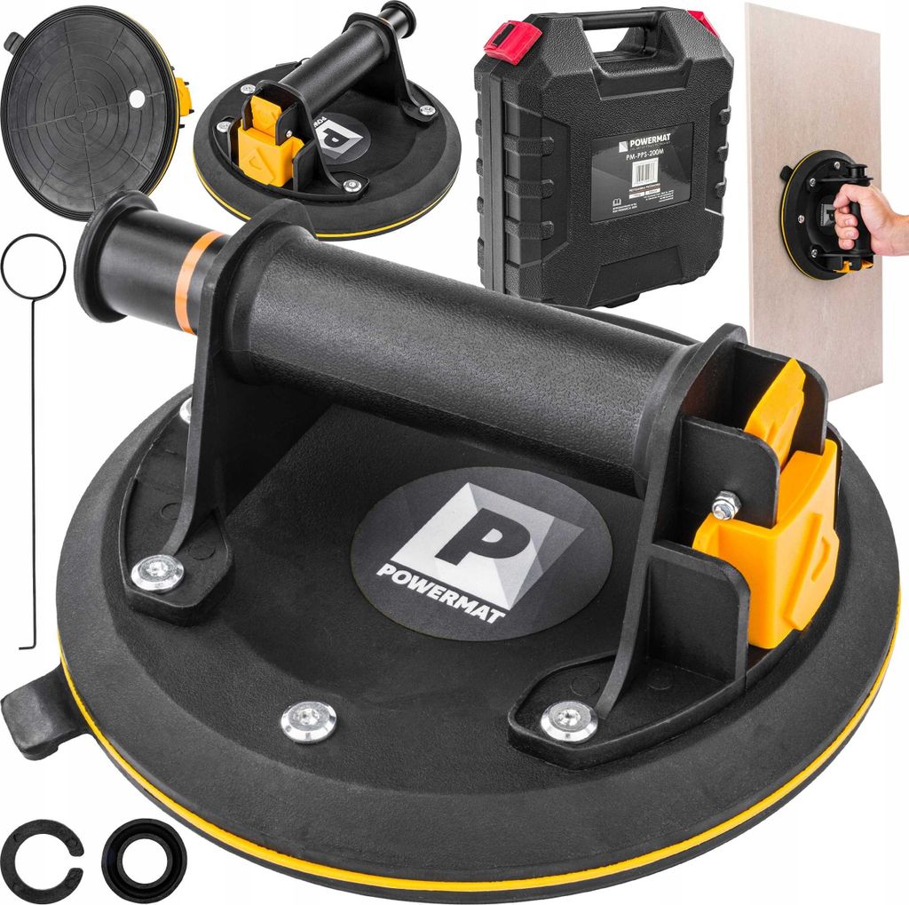 POWERMAT PM-PPS-200M Saugnapf für Glas und Fliesen 190 kg Produktbild 