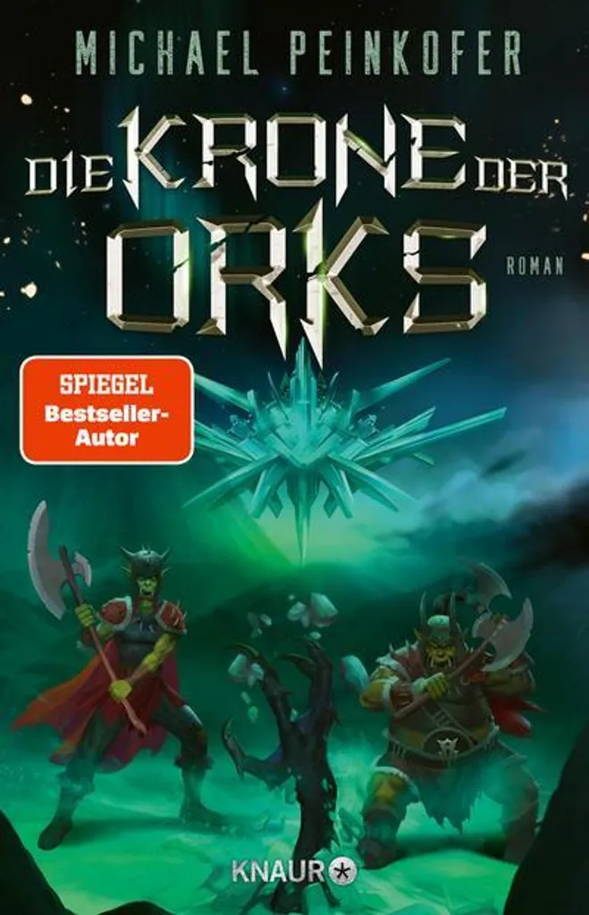 Die Krone der Orks en Acier Poli avec Détails Sculptés Style Tribal