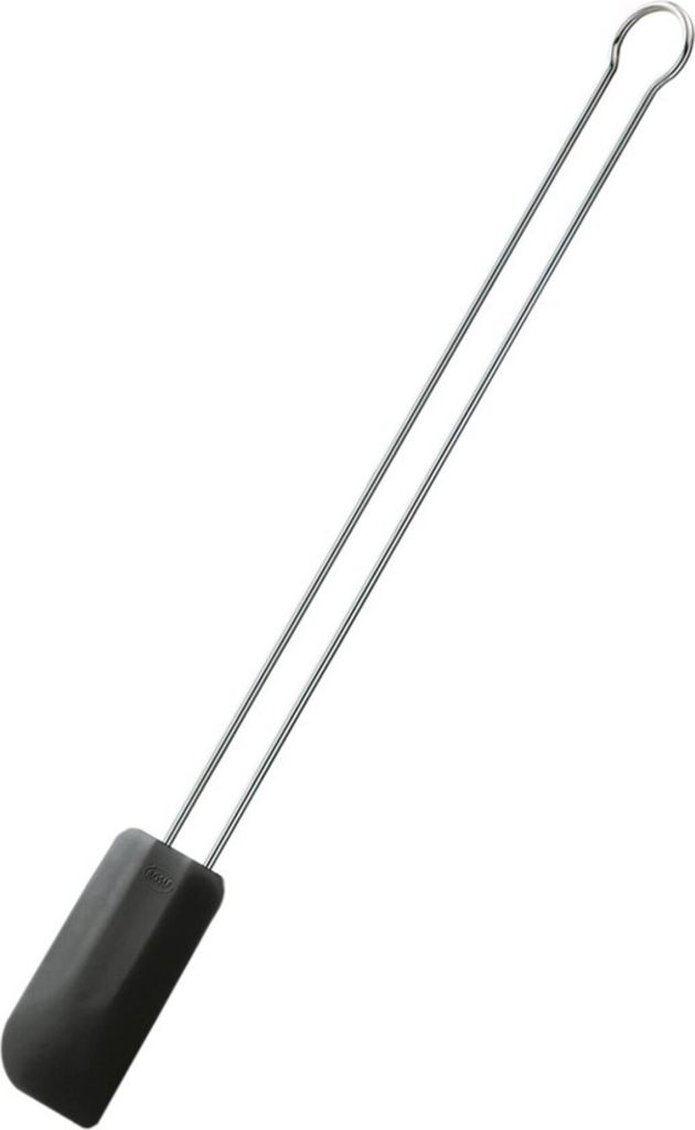 Raschietto per pasta Rösle in silicone piccolo lungo nero Immagine del prodotto 