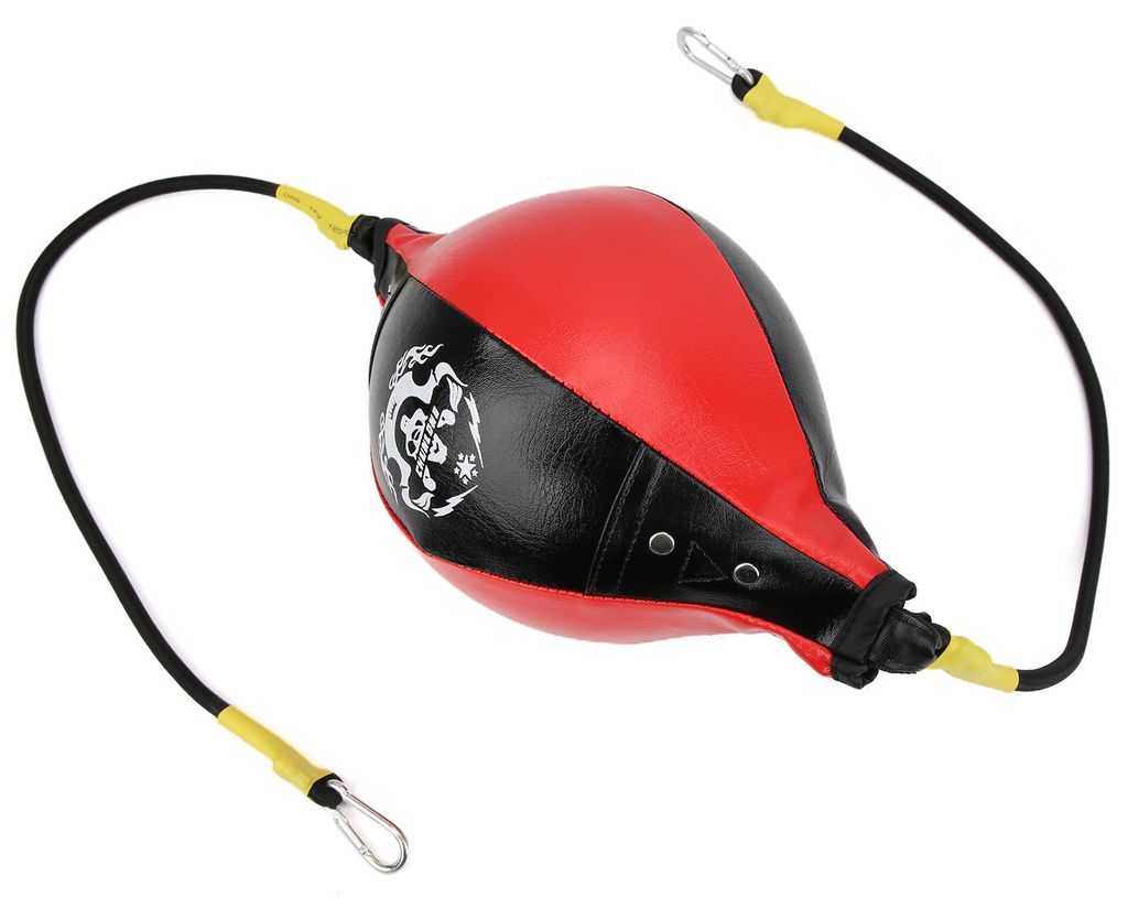 Boxball zum Aufhängen, Kampftraining, elastisch, Sporttrainingsball, Trainingsgerät, schwarz-rot