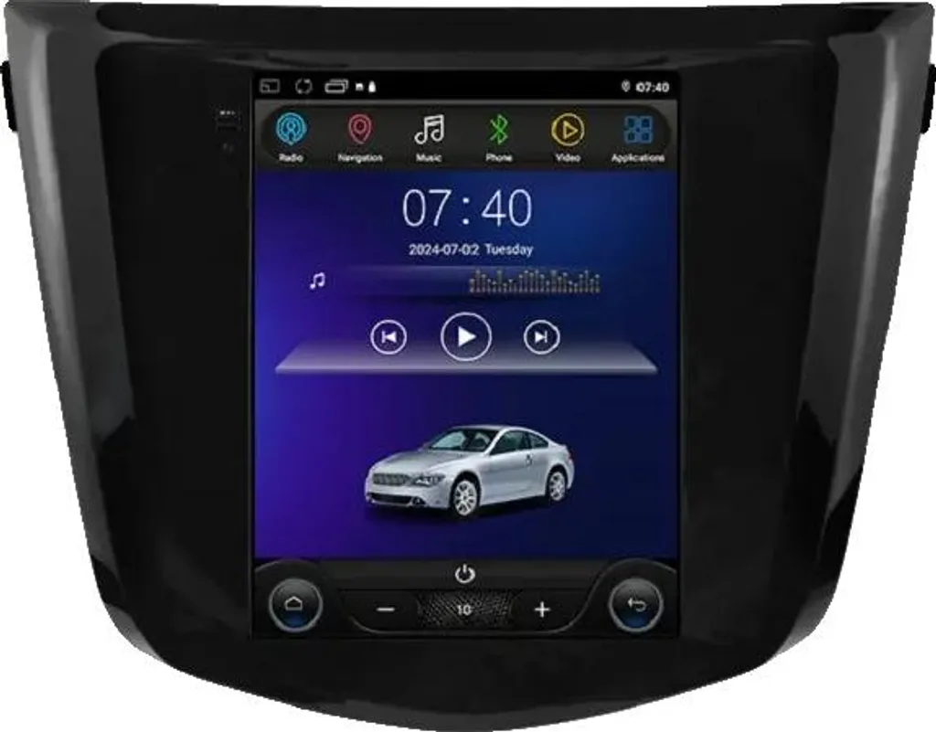Autoradio Android 13 GPS Intégré P1 4Core 1G 32G KI avec Écran Tactile