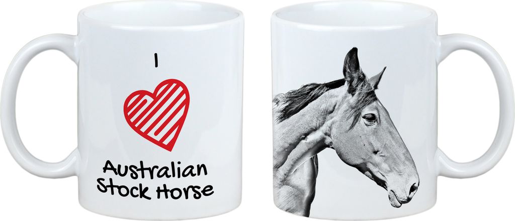 Australisches Zuchtpferd - Tasse mit Pferd, niedliche Tasse mit Grafik, Geschenk mit Ihrem Foto von der Marke Art-Dog