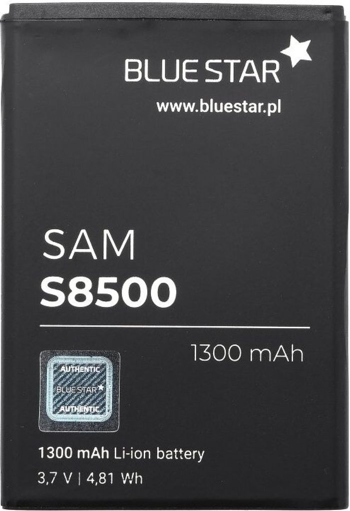 Bluestar Akku Ersatz kompatibel mit Samsung S8530 Wave ll / S8500 Wave 1300 mAh Austausch Batterie Accu EB504465VU