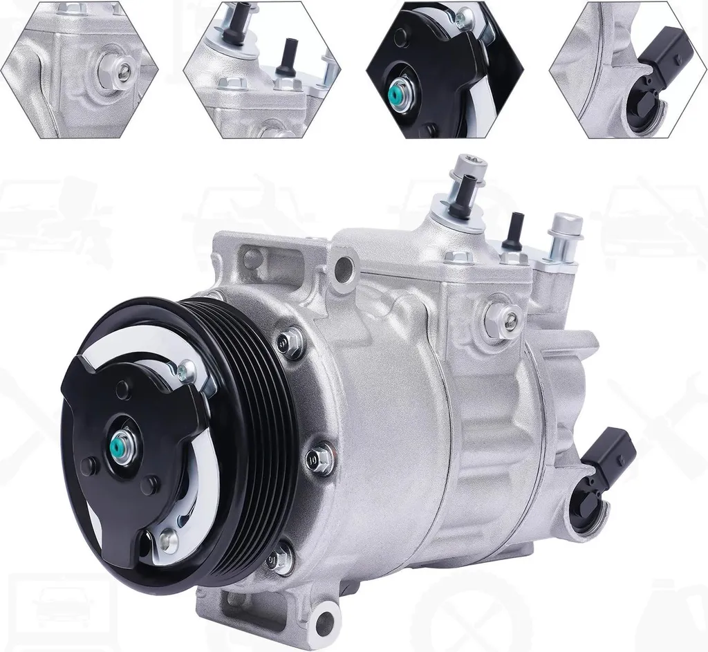 Compresseur de Climatisation Haute Performance CE Type Fermé 1K0820808 - 2