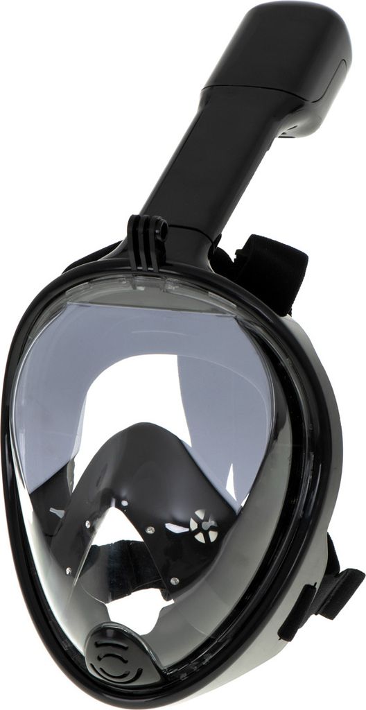 Maschera da snorkeling completamente pieghevole L/XL nera Immagine del prodotto 
