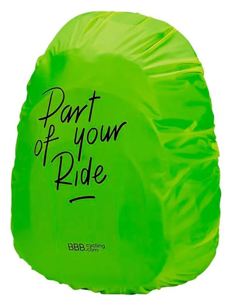 BBB Cycling Rucksack Überzug 50 neon gelb - wasserdichter Regenschutz mit 30L...